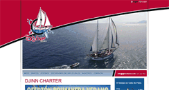 Desktop Screenshot of djinncharter.com
